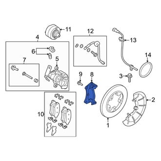 Ford OE - Rear Disc Brake Caliper Bracket