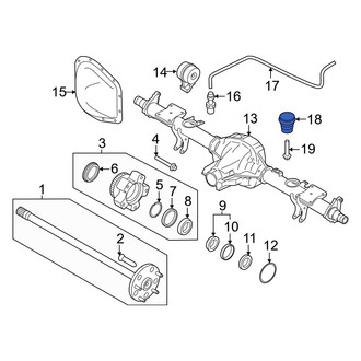 Ford OE - Rear Beam Axle Damper
