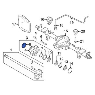 Ford OE - Outer Wheel Seal