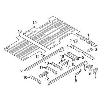 Ford OE - Rear Body & Floor - Floor & Rails