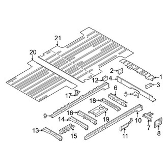 Ford OE - Rear Body & Floor - Floor & Rails