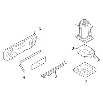 Ford OE - Rear Body & Floor - Jack & Components