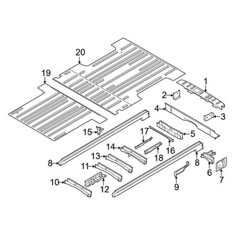 Ford OE - Rear Body & Floor - Floor & Rails