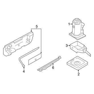 Ford OE - Rear Body & Floor - Jack & Components