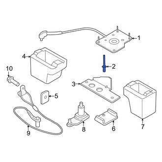 Ford OE - Spare Tire Hoist Rivet