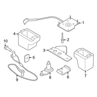 Ford OE - Rear Body & Floor - Spare Tire Carrier