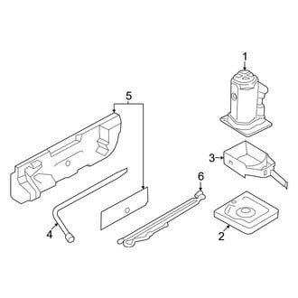 Ford OE - Rear Body & Floor - Jack & Components