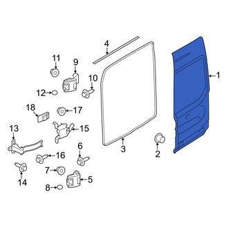 Ford OE - Rear Right Door Shell