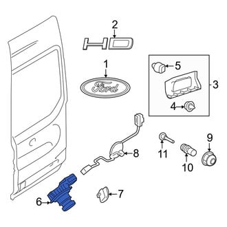 Ford OE - Rear Right Park Assist Camera