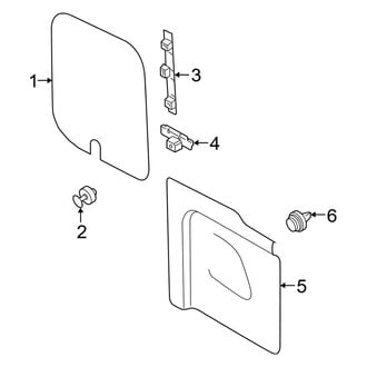 Ford OE - Back Door - Interior Trim (Passenger Side)