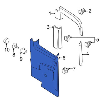 Ford OE - Rear Left Inner Door Interior Trim Panel