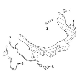 Ford OE - Rear Bumper - Trailer Hitch Components