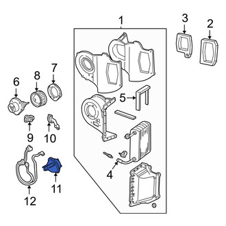 Ford OE - A/C Evaporator Core Vacuum Reservoir