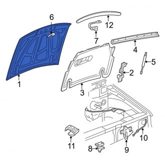 Ford Explorer Replacement Hood Panels — CARiD.com