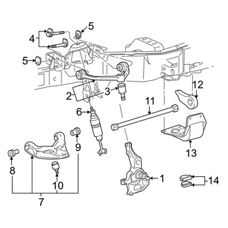 Ford OE - Front Suspension - Suspension Components (RWD)