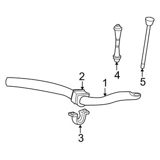 Ford OE - Front Suspension - Stabilizer Bar & Components (RWD)
