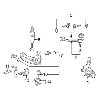 Ford OE - Front Suspension - Suspension Components (4WD)