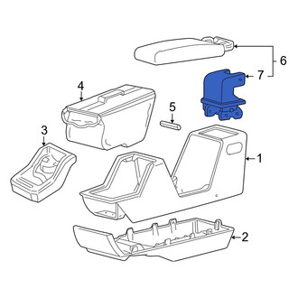 Ford OE - Console Armrest Bracket