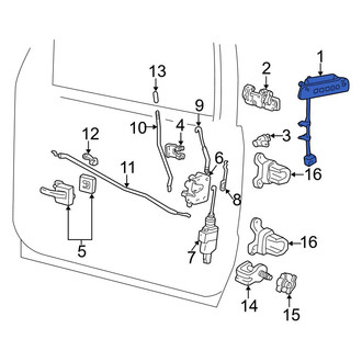 Ford OE - Front Left Keyless Entry Keypad