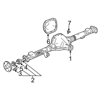 Ford OE - Rear Suspension - Axle Housing
