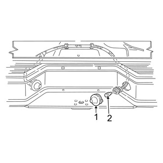Ford OE - Rear Lamps - License Lamps