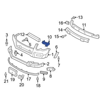 Ford OE - Left Bumper Cover Bracket
