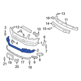 Ford OE - Front Lower Bumper Cover