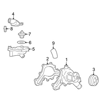 Ford OE - Cooling - Water Pump (Limited / XLT 4.0L)