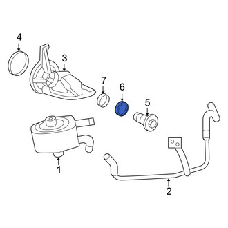 Ford OE - Engine Oil Filter Adapter Seal