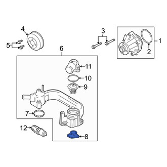 Ford OE - Right Engine Coolant Thermostat Housing Gasket