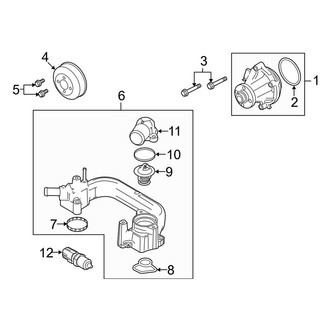 Ford OE - Cooling - Water Pump (4.6L)