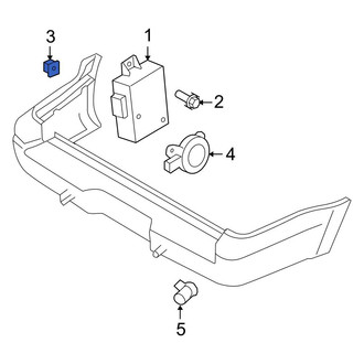 Ford OE - Parking Aid Control Module Nut