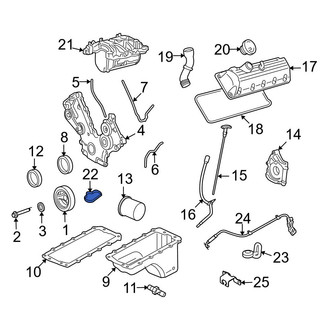 Ford OE - Lower Engine Intake Manifold Gasket