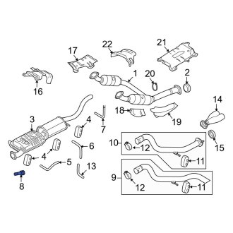 Ford Explorer OEM Exhaust Parts | Systems, Tips, Pipes — CARiD.com