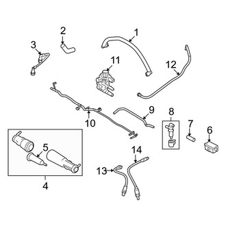 Ford OE - Emission System - Emission Components (4.6L)