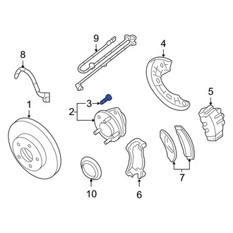 Ford OE - Front Wheel Lug Stud