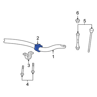 Ford OE - Front Left Suspension Stabilizer Bar Bushing