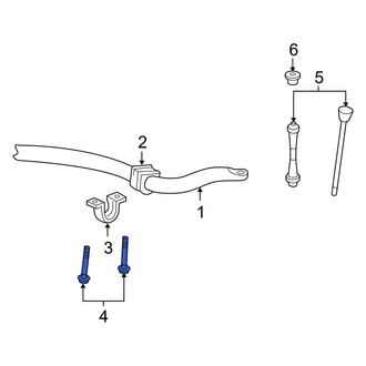 Ford OE - Suspension Stabilizer Bar Bracket Bolt