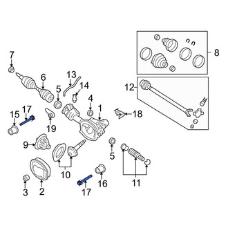 Ford OE - Differential Mount Bolt