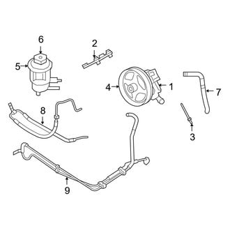Ford OE - Steering Gear & Linkage - Pump & Hoses