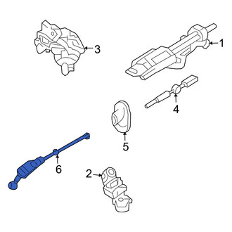 Ford OE - Lower Steering Shaft