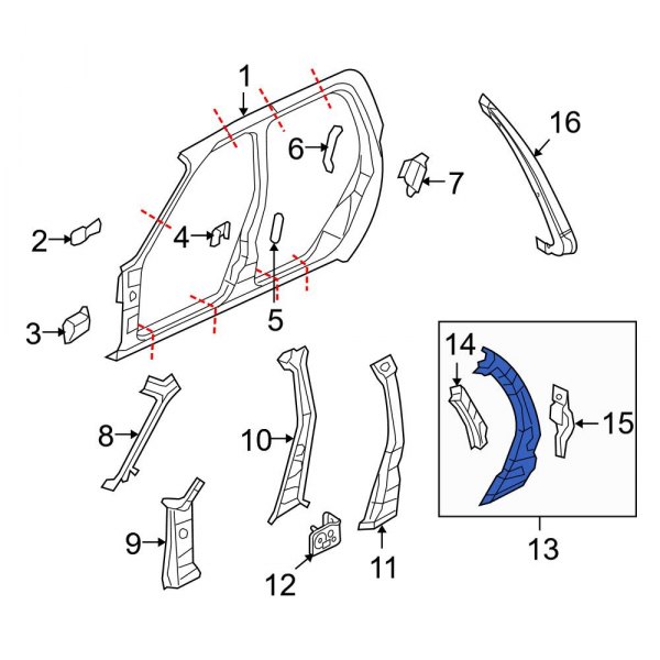 Body C-Pillar