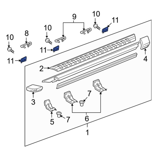 Running Board Nut