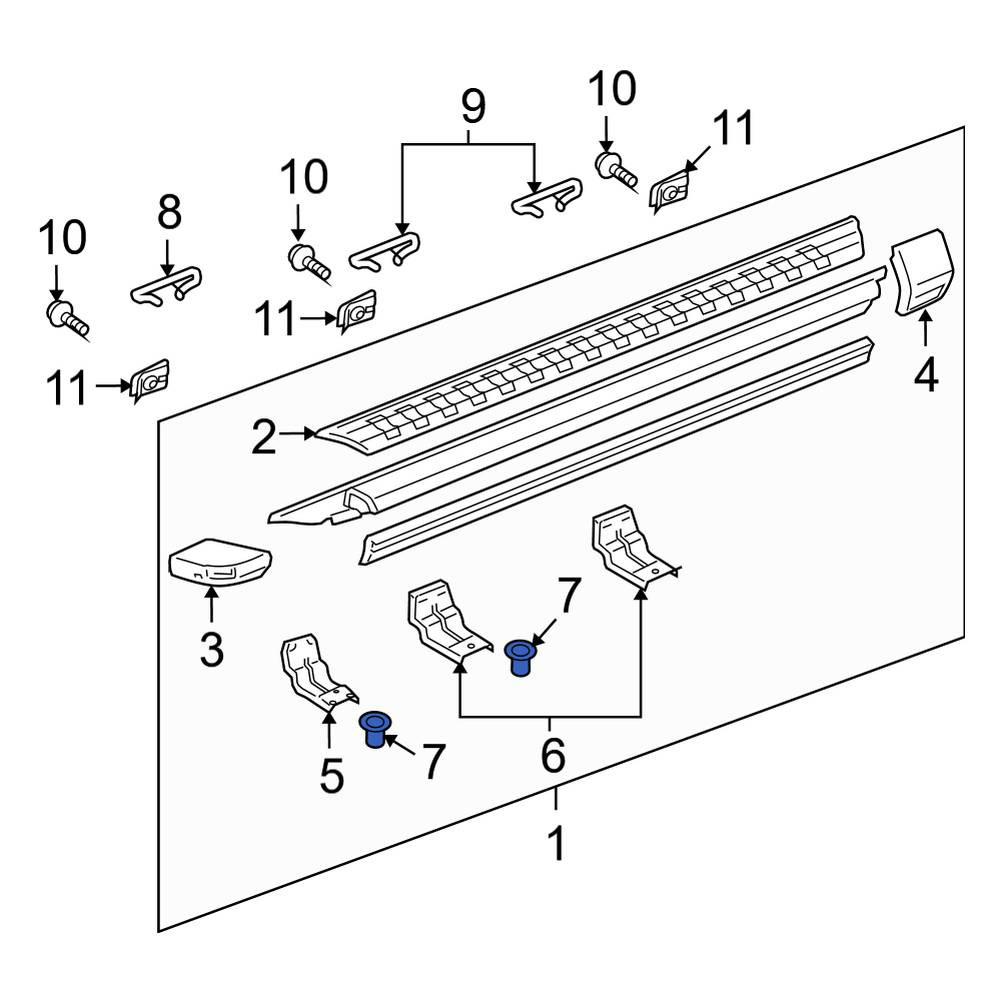 FORD EXPLORER SPORT TRAC ROCKER PANEL COVER KT 2006-2010 | eBay