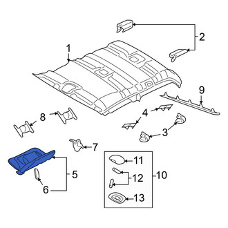 Ford OE - Left Sun Visor
