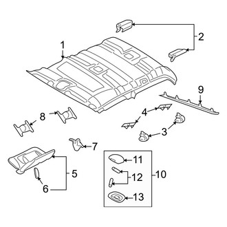 Ford OE - Cab - Headliner (With Sunroof)
