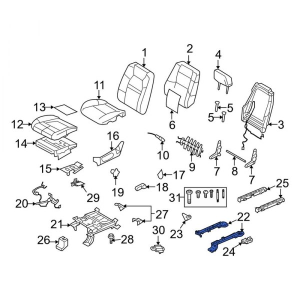 Seat Track Support