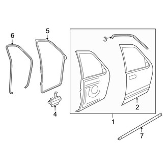 Ford OE - Front Door - Door & Components