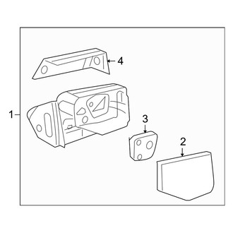 Ford OE - Front Door - Outside Mirrors
