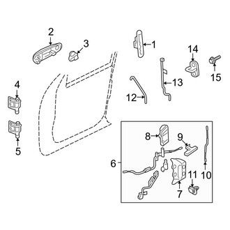 Ford OE - Front Door - Lock & Hardware